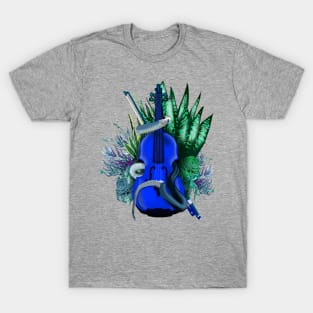 Blues, Violin and Snake T-Shirt